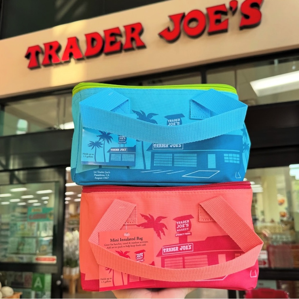 Trader Joe's Insulated Bag Set - Blue and Orange
